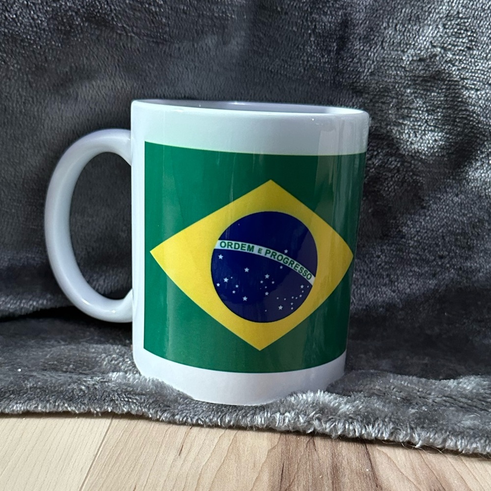 Brazilian Flag coffee mug